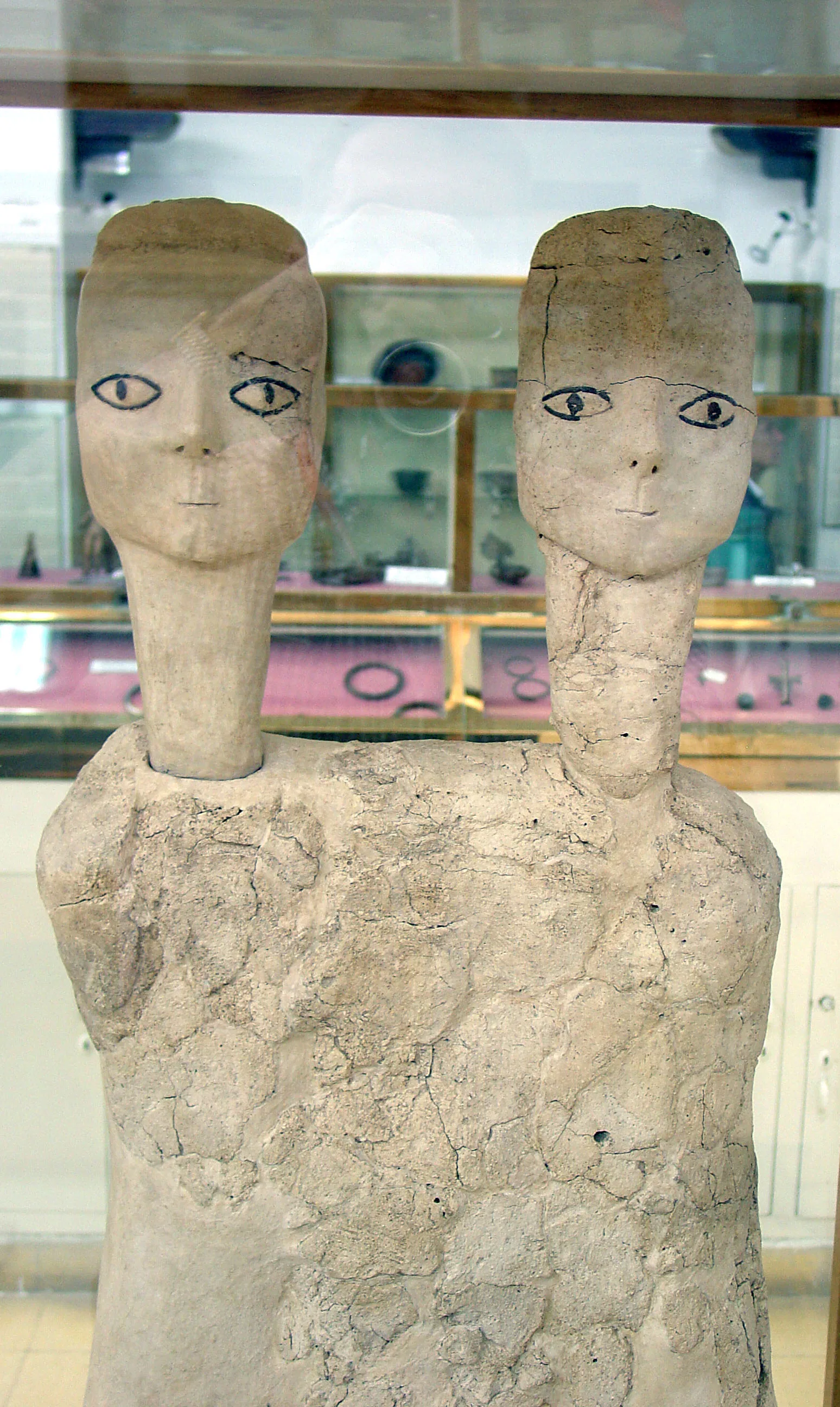 Ain Ghazal Statues Jordan Archaeological Museum Amman Jordan0822 Untitled