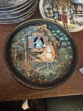 Listing image for 5 x Collectible Plates Russian Fairytales In Porcelain Palekh Limited By Artist