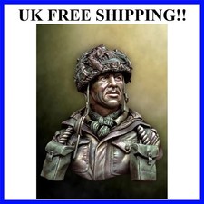 Listing image for Unpainted Kit 1/10 British Paratrooper Bust Historical Uncolor Figure Resin...