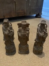 Listing image for 3 Asian Decorative Chinese Figures