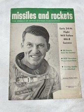 Listing image for Vintage Missiles And Rockets Magazine Oct 8, 1962 Cold War Space Collectible