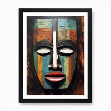 Listing image for Shadows Of Heritage; Artful African Framed Wall Art Poster Canvas Print Picture