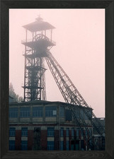 Listing image for Industrial Mining Tower Framed Wall Art Poster Canvas Print Picture