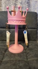 Listing image for Pink Crown Display Stand Makeup Organiser Lip Gloss Holder