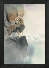 Listing image for Mythical Creature Framed Wall Art Poster Canvas Print Picture