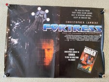 Listing image for Fortress Christopher Lambert ORIGINAL UK Cinema Quad FILM POSTER 100cm x 76cm