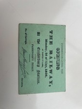 Listing image for Memorabilia train ticket from 1980 commemorating the railway opening in 1830