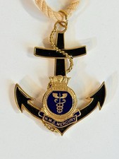 Listing image for HMS Mercury Royal Navy Anchor Pendant Necklace Naval Memorabilia Badge
