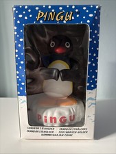 Listing image for Rare Pingu Toothbrush Holder Boxed Vintage Scandinavian Import Collectible