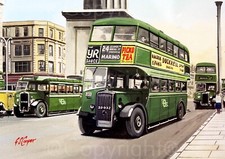 Listing image for Dublin CIE Bus 1950's O'Connell St Nostalgic Irish Memories Metal Wall Art