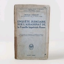Listing image for 1924 Collectible Enquete Judiciaire Russian Tsar Family Murder Report French
