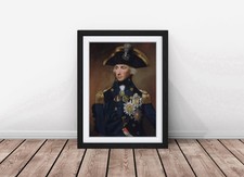 Listing image for Nelson Admiral Horatio Portrait Print, Classic Naval History Wall Art