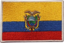 Listing image for Ecuador Flag Embroidered Patch – Iron On / Sew On Ecuadorian National Badge