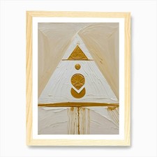 Listing image for Golden Triangle 1 Art Print Framed Wall Art Poster Canvas Print Picture
