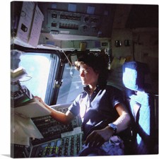 Listing image for ARTCANVAS Sally Ride Launching Space History NASA STS-7 Mission Canvas Art Print