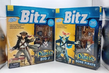 Listing image for Rare Modo Bitz Pirate Collectible Action Models (2007): Big J & Bone Pirate