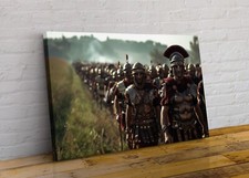 Listing image for Abstract Roman Legion Soldiers Column Framed Canvas Wall Art Picture Print