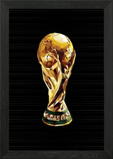 Listing image for world cup qatar Framed Wall Art Poster Canvas Print Picture