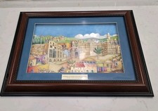 Listing image for Framed Art 3D Judaica Judaism Friends of Zion Heritage Center Jerusalem City