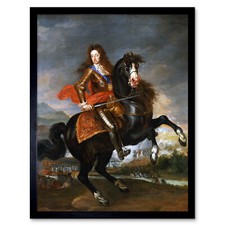 Listing image for Portrait King William III England Painting Royal Historic Art Print Framed 12x16