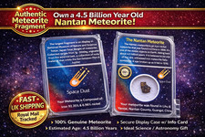 Listing image for Meteorite Fragment Nantan Iron Meteorite 4.5 Billion Year Old Space Rock Display