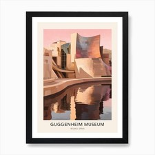 Listing image for Guggenheim Museum Bilbao Spain Trav Framed Wall Art Poster Canvas Print Picture