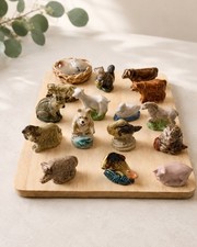 Listing image for Vintage Miniature Ceramic Animal Figures Job Lot 16,1970s-90s, collectible