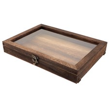 Listing image for Vintage Specimen Display Case Retro Specimen Box Glass Display Case