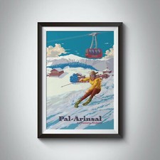 Listing image for Pal Arinsal Andorra Ski Resort Travel Poster - Framed - Bucket List Prints