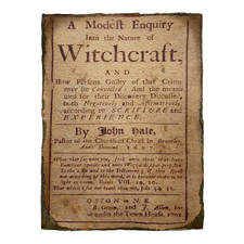 Listing image for Witchcraft Art Print Witch Trials Old Historical Reproduction Print