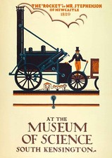Listing image for Museum of Science 1922 POSTER PRINT A5-A2 Vintage Advert Train Travel Wall Art