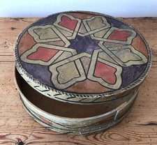Listing image for Antique SCANDINAVIAN Baltic Rosemaling PANTRY Box PAINTED WOOD FOLK ART