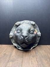 Listing image for Rare Vintage Fiberglass Lion - Tiger Head Unique Oddities Collectible
