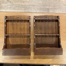 Listing image for 2 Wooden Spoon Display Rack for 12 spoons each.