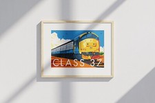 Listing image for BR Class 37 Diesel-Electric Locomotive Train Poster Print
