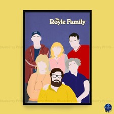 Listing image for THE ROYAL FAMILY Comedy Characters Decor Minimalist Art Poster Print (3 Sizes)