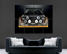 Listing image for AUDI RALLY CAR POSTER PRINT ART SPORT QUATTTRO S1 CLASSIC LARGE WALL PICTURE
