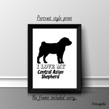 Listing image for CENTRAL ASIAN SHEPHERD A4 PICTURE PRINT POSTER WALL ART HOME DECOR UNFRAMED NEW