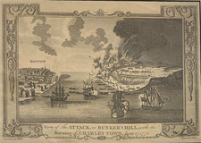 Listing image for Very Rare, Attack On Bunker Hill c1780 American Revolution Original Engraving