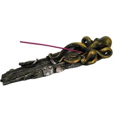 Listing image for Pacific Giftware Decorative Octopus Shipwreck Incense Burner, 10.25" Collectible