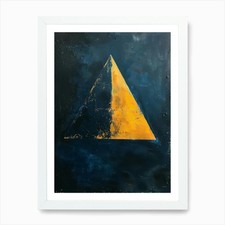 Listing image for Golden Triangle Art Print Framed Wall Art Poster Canvas Print Picture