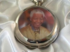 Listing image for memorabilia Nelson Mandela Limited edition pocket watch only 100 made