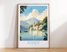 Listing image for Kandy Sri Lanka, Sri Dalada Maligawa Art Poster Premium Quality Choose your Size