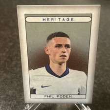 Listing image for Heritage Futera Unique England Manchester City Collectible Card Phil Foden /19