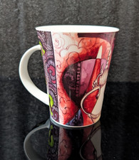 Listing image for DESERT DESIGNS Saudi Arabi Coffee Mug: 12oz, Camel, Pillars, Palm, Tree