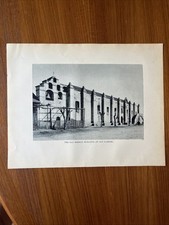 Listing image for 1889 Photographic Print Of San Gabriel Mission In California - Rare L.A. History