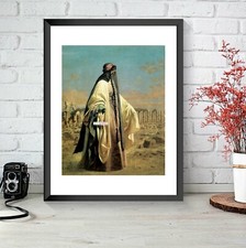 Listing image for Carl Haag, Jane Digby el Mezrab (Palmyra), 1859, Oriental Art Print
