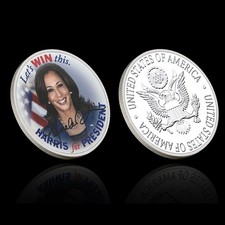 Listing image for Kamala Harris for President Collectible Coin 2024 U.S. Political Campaign Coin