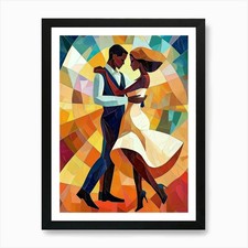 Listing image for Latin American Hispanic Male And Fe Framed Wall Art Poster Canvas Print Picture