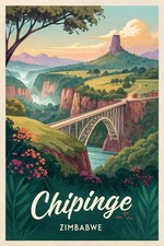 Listing image for Stunning Chipinge Zimbabwe Travel Poster - Exotic African Landscape Art Print A1